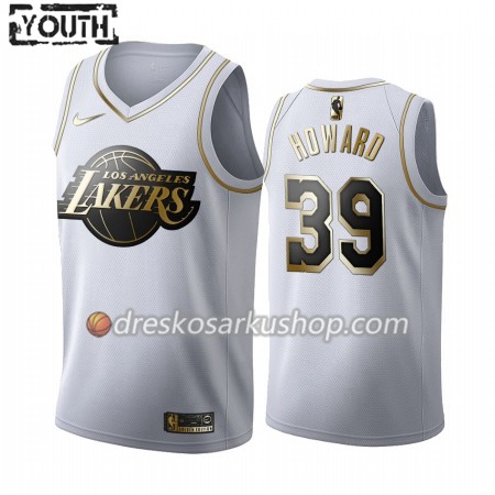 Dječji NBA Dres Los Angeles Lakers Dwight Howard 39 Nike 2019-20 Bijela Golden Edition Swingman